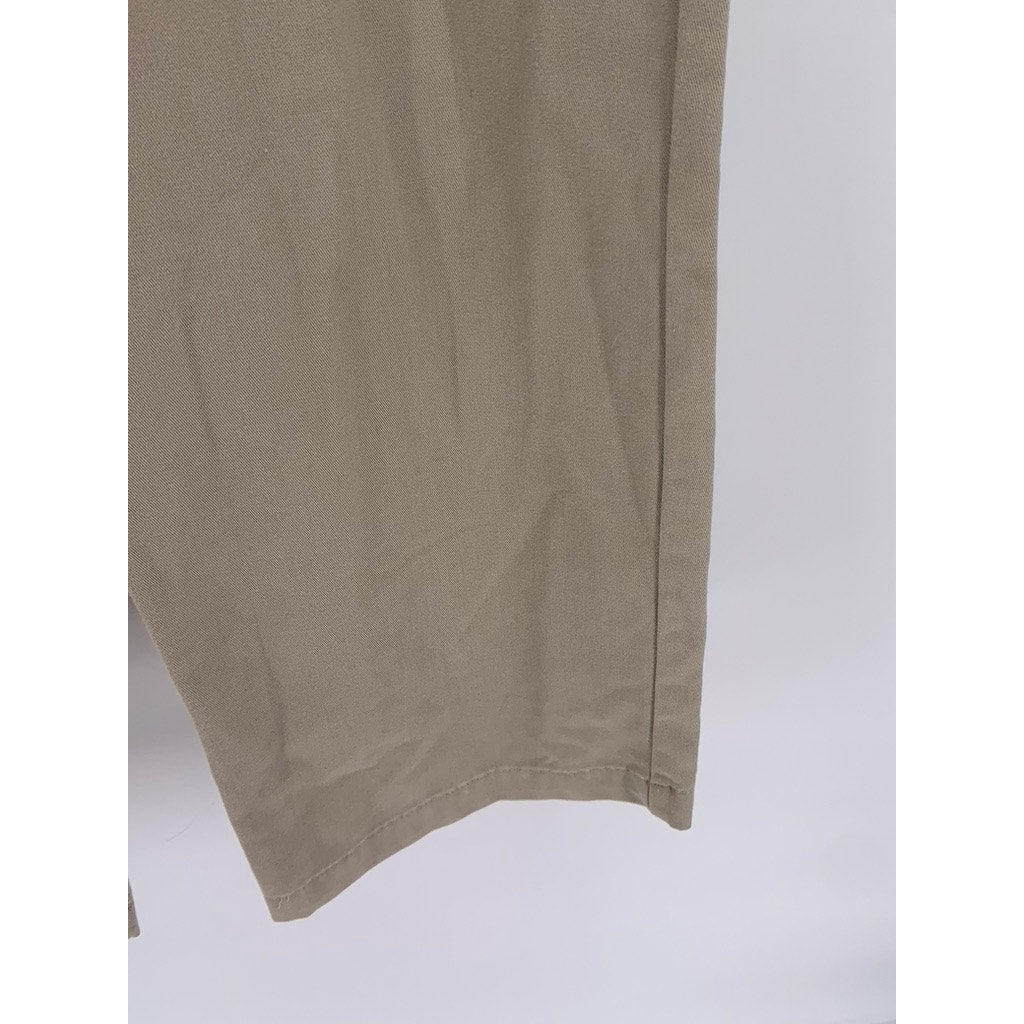 DOCKERS Men's Beige Regular Fit Straght-Leg Pants SZ 40X32