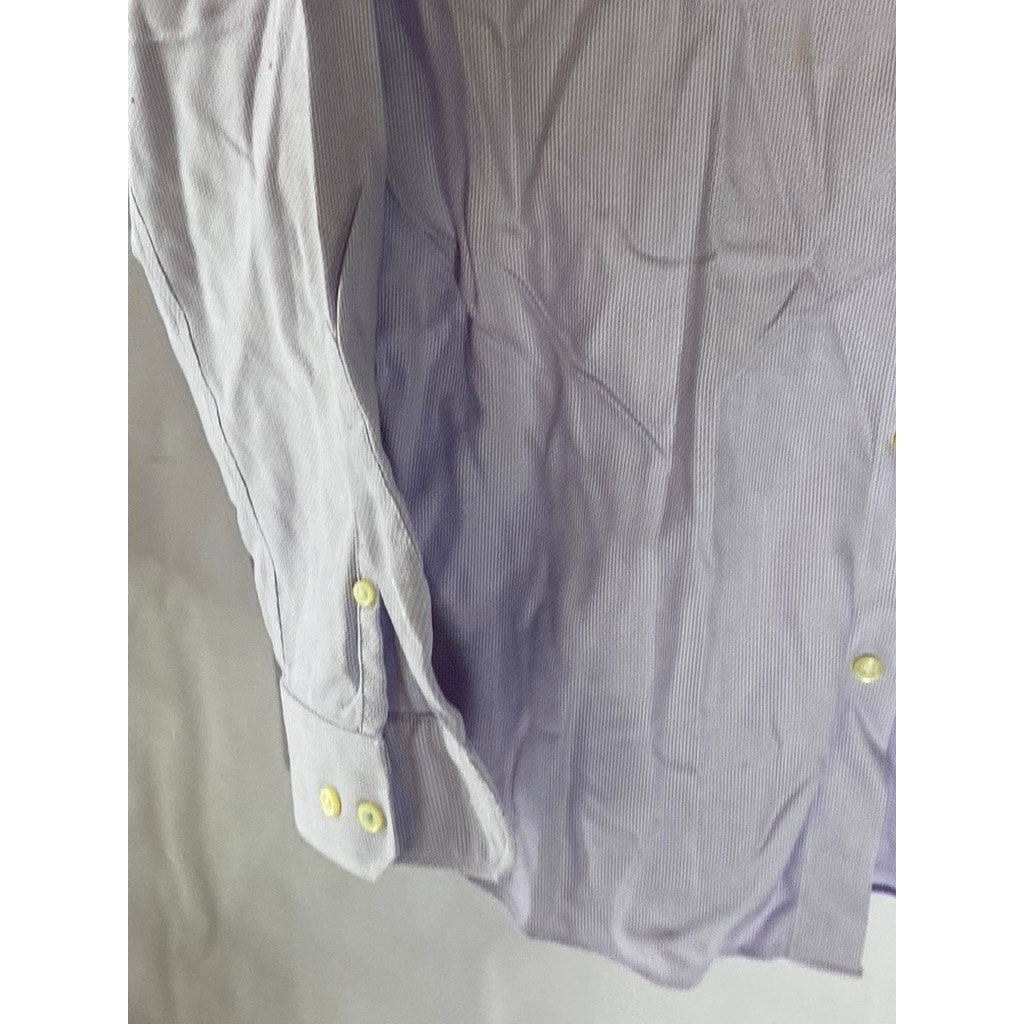 BANANA REPUBLIC Men's Light Pink Textured Grant Fit Button-Up Shirt SZ M