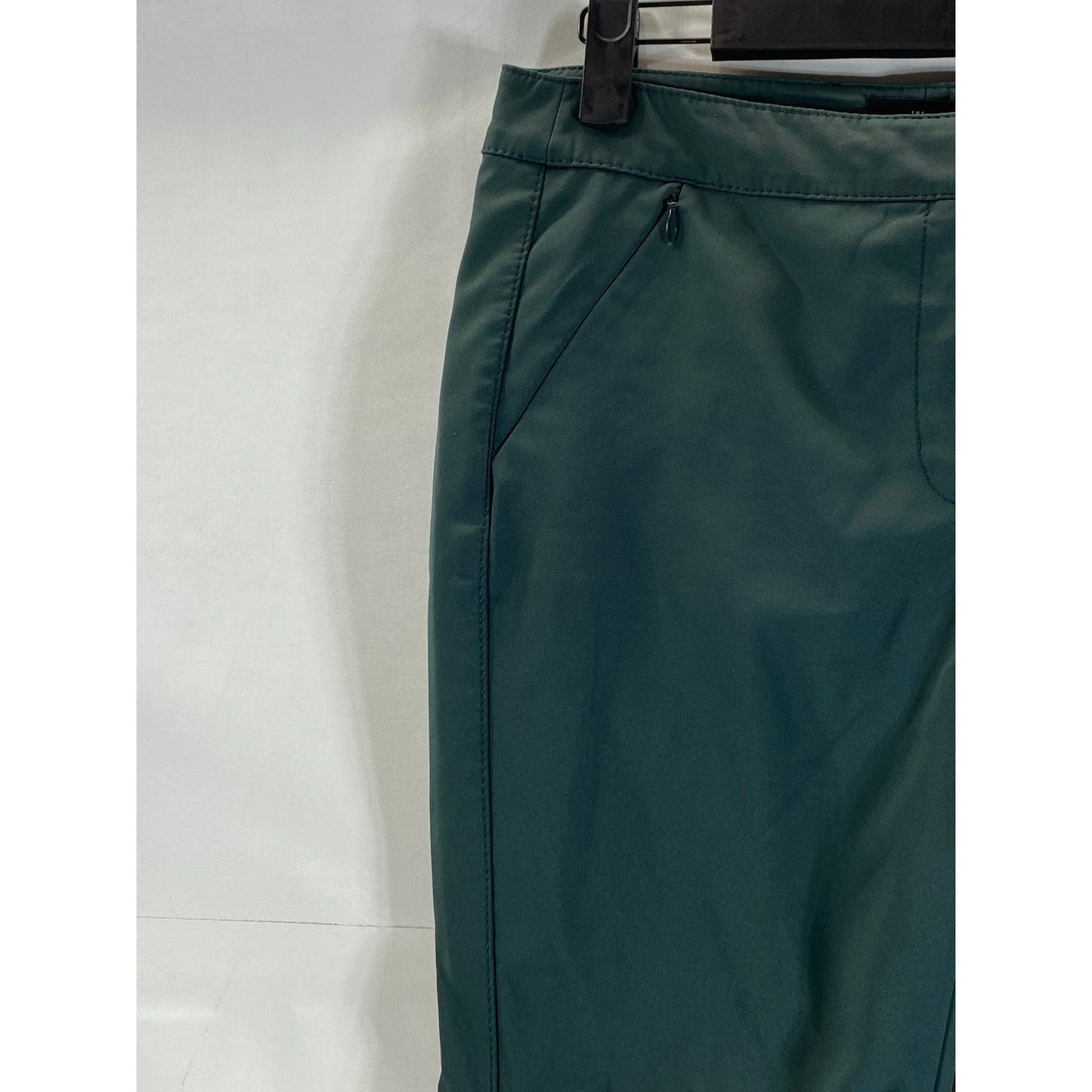 WHITE HOUSE BLACK MARKET Women's Dark Green The Skinny Ankle Pant SZ M
