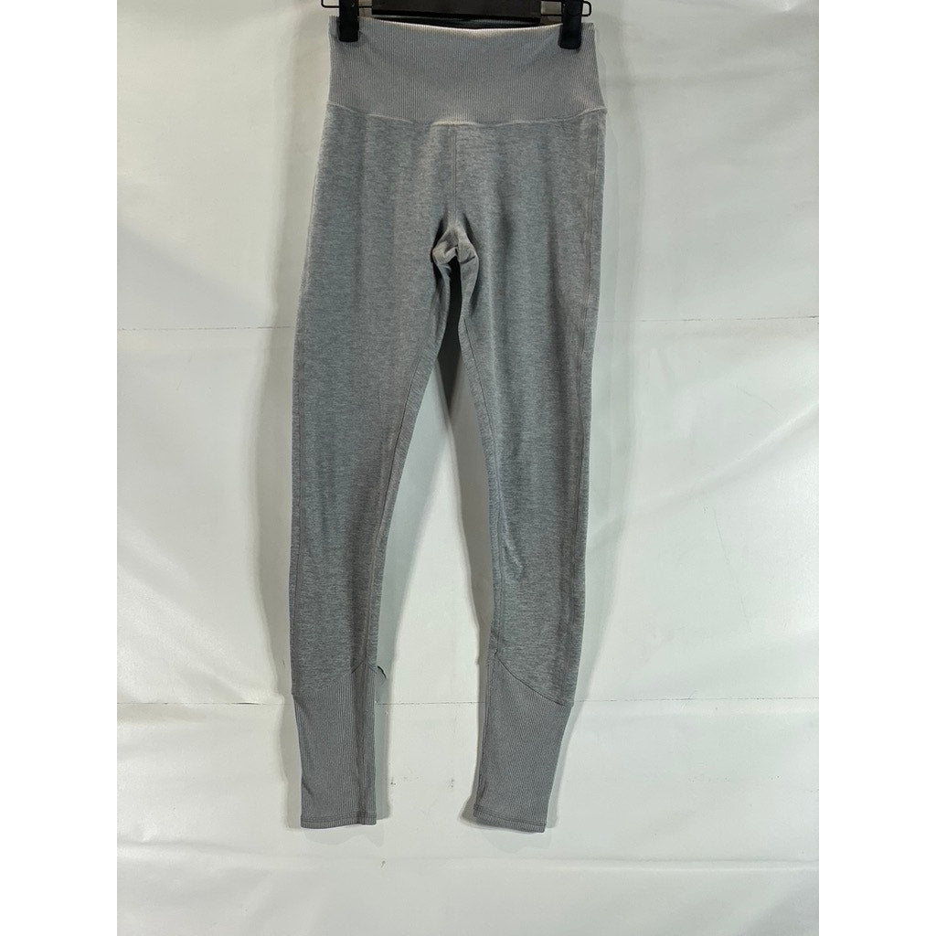 ALO YOGA Women's Athletic Heather Grey Highwaist Alosoft Leggings SZ XS