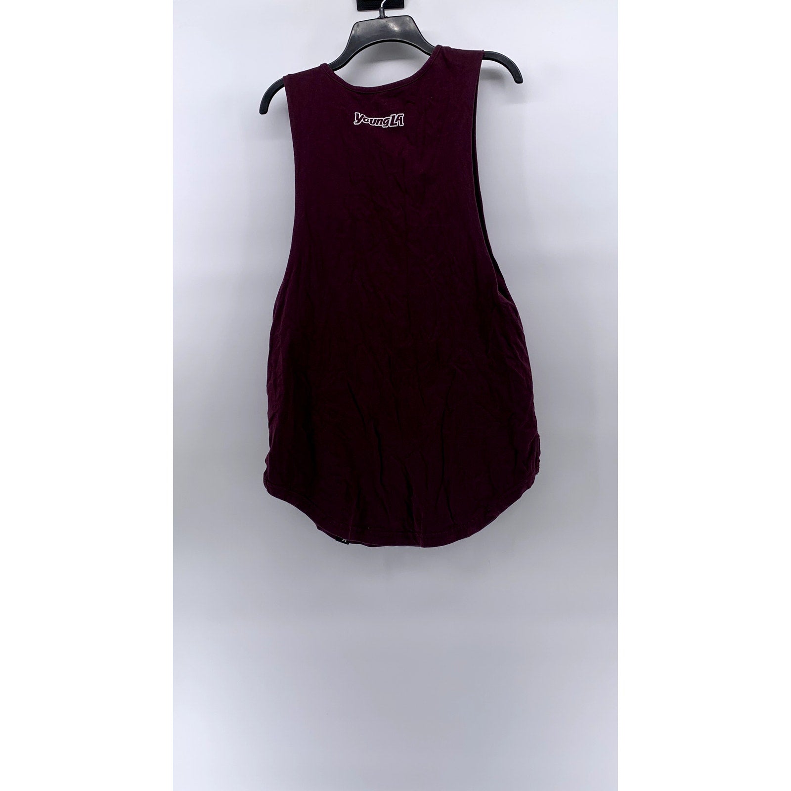 YOUNGLA Men's Plum Crewneck Pullover Sleeveless Casual Shirt SZ M