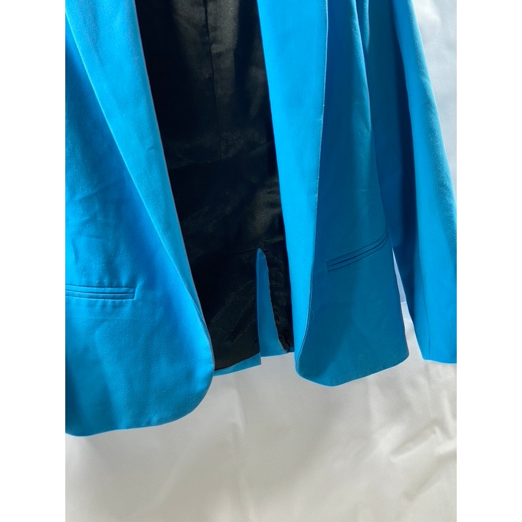 SILENCE + NOISE Women's Blue Notch Lapel Open Front Blazer SZ XS