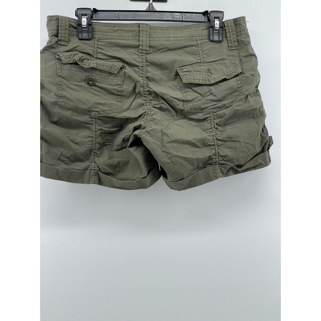BONGO Women's Army Green Y2K Casual Shorts SZ 7