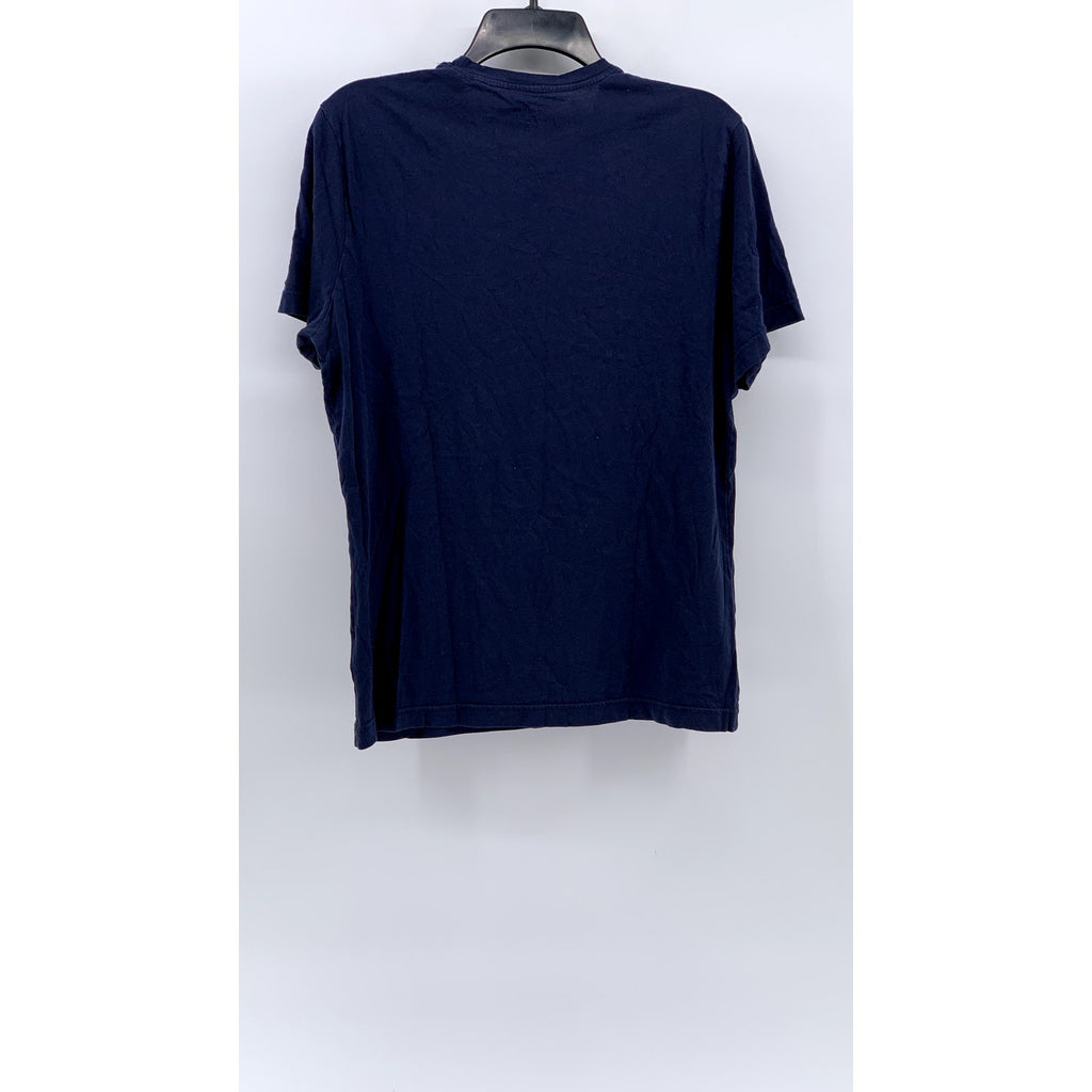 REEBOK Men’s Navy Logo Crewneck T-Shirt SZ M