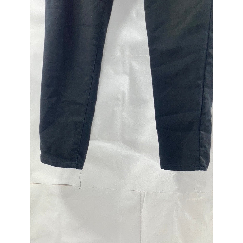 ZARA Men's Black Solid Slim-Fit Stretch Dress Pant SZ S