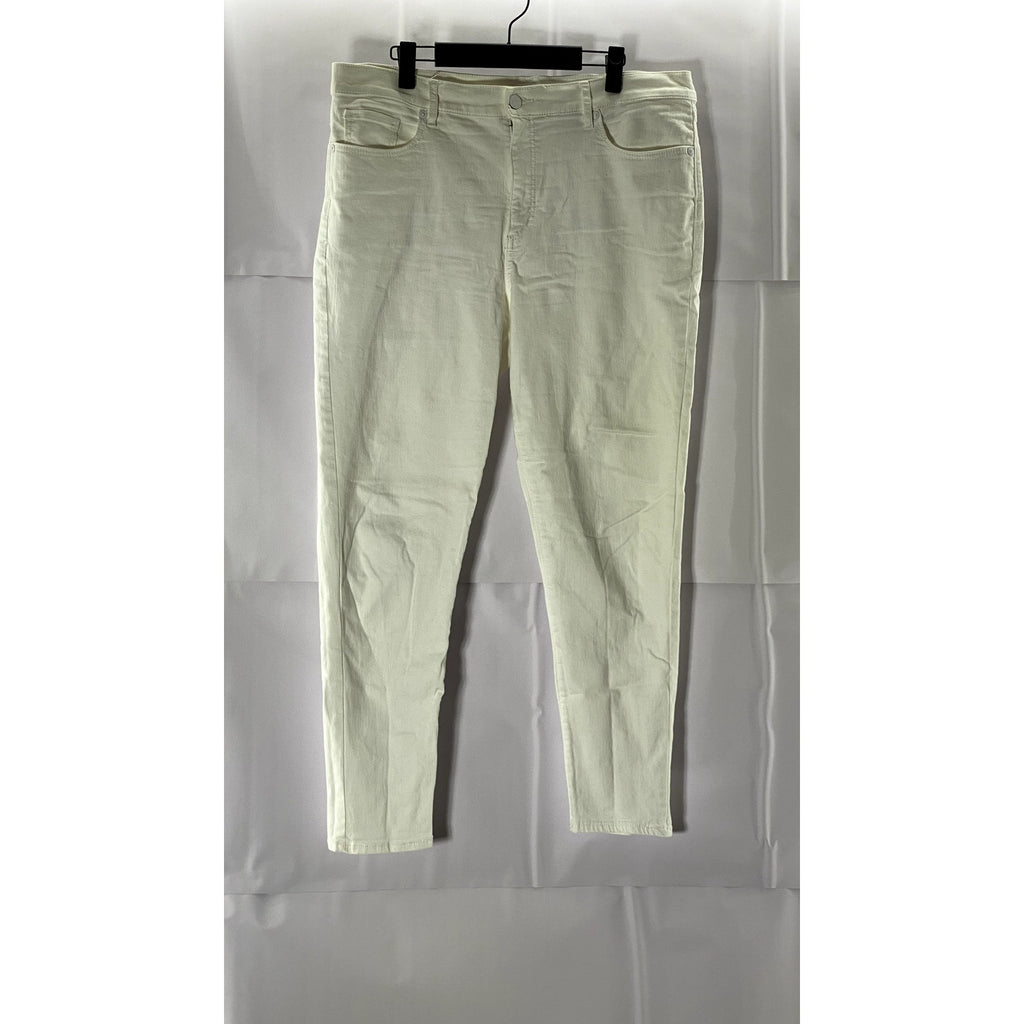 LOFT Women's White The Skinny Modern Denim Five-Pocket Jeans SZ 31
