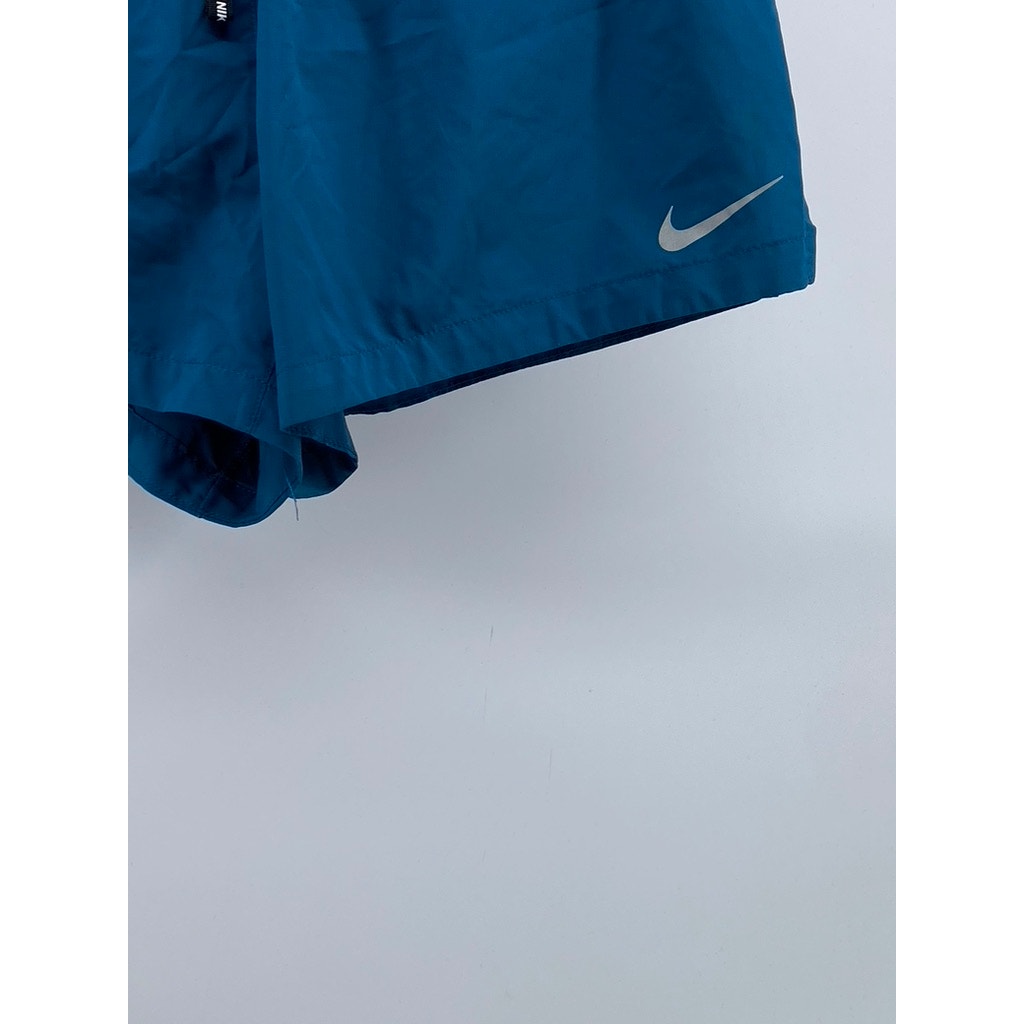 NIKE Women's Dark Blue Drawstring Dri-Fit Running Shorts SZ S
