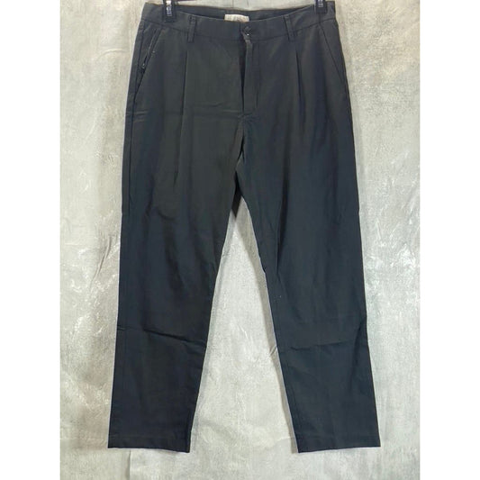 O.N.S Men's Black Solid Straight-Leg Dress Pants SZ 32
