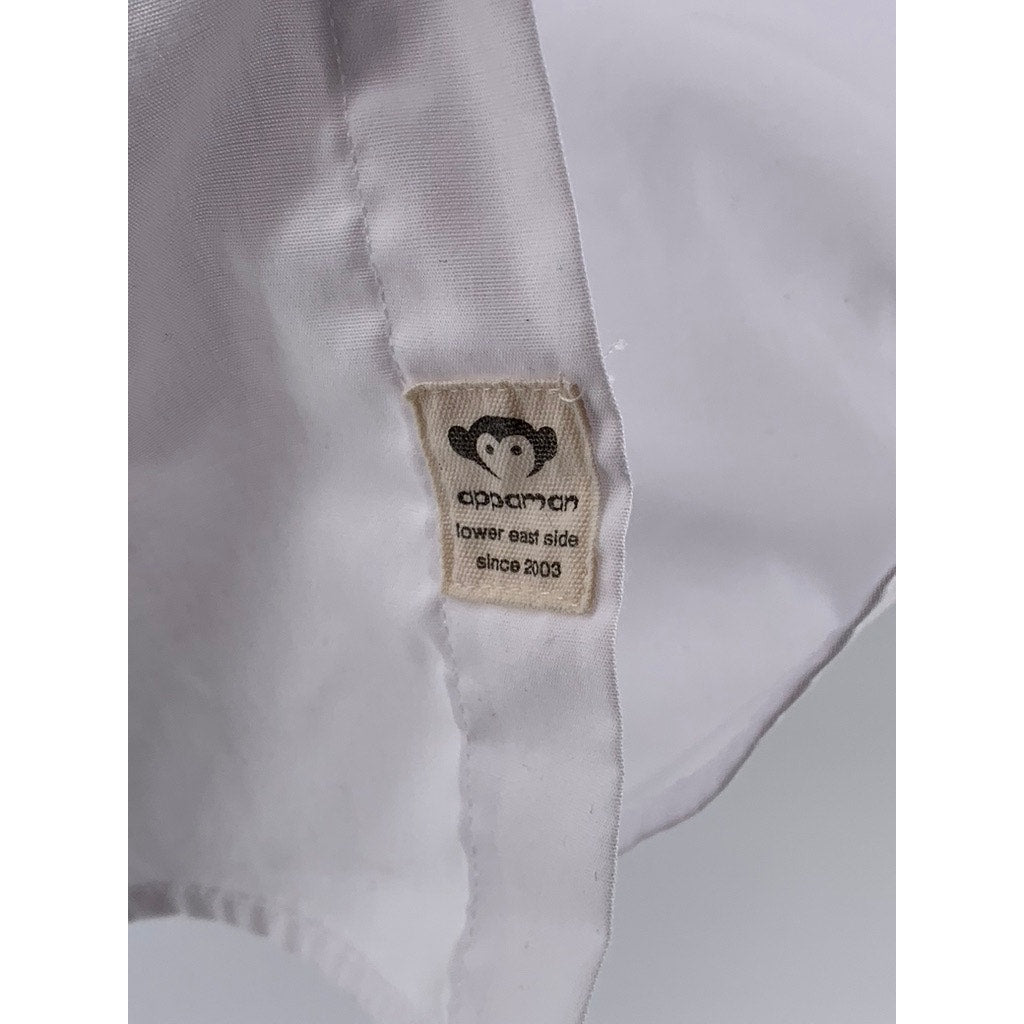APPAMAN Boy's White Solid Button-Up Long Sleeve Shirt SZ 12