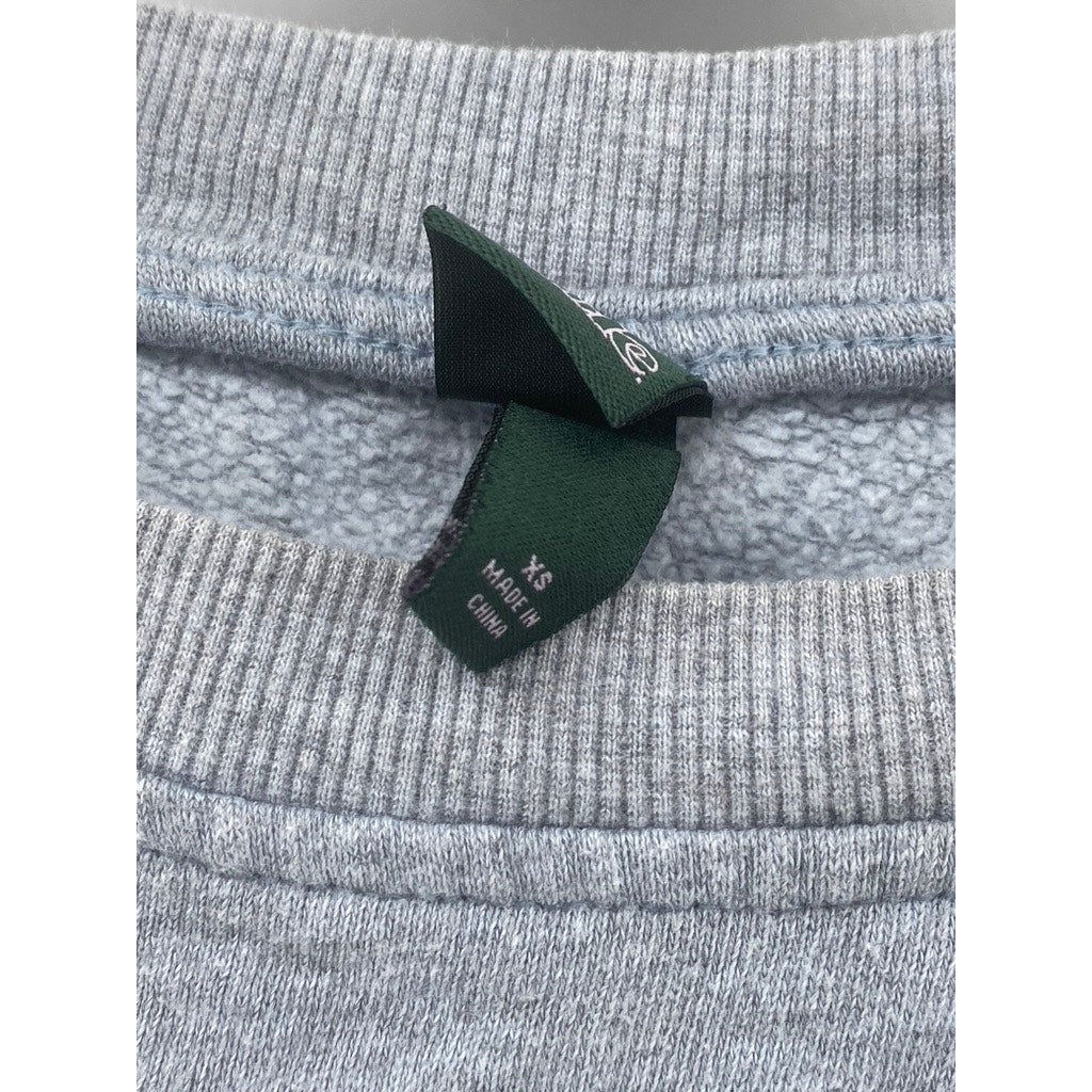 WILD FABLE Women's Gray Denver Graphic Long Sleeve Cropped Sweatshirt SZ XS