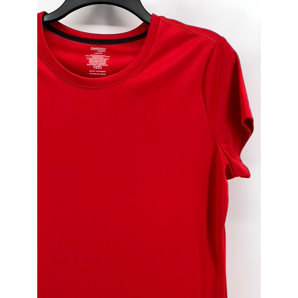 DANKSIN NOW Women's Red Active Short Sleeve Crewneck T-Shirt SZ L