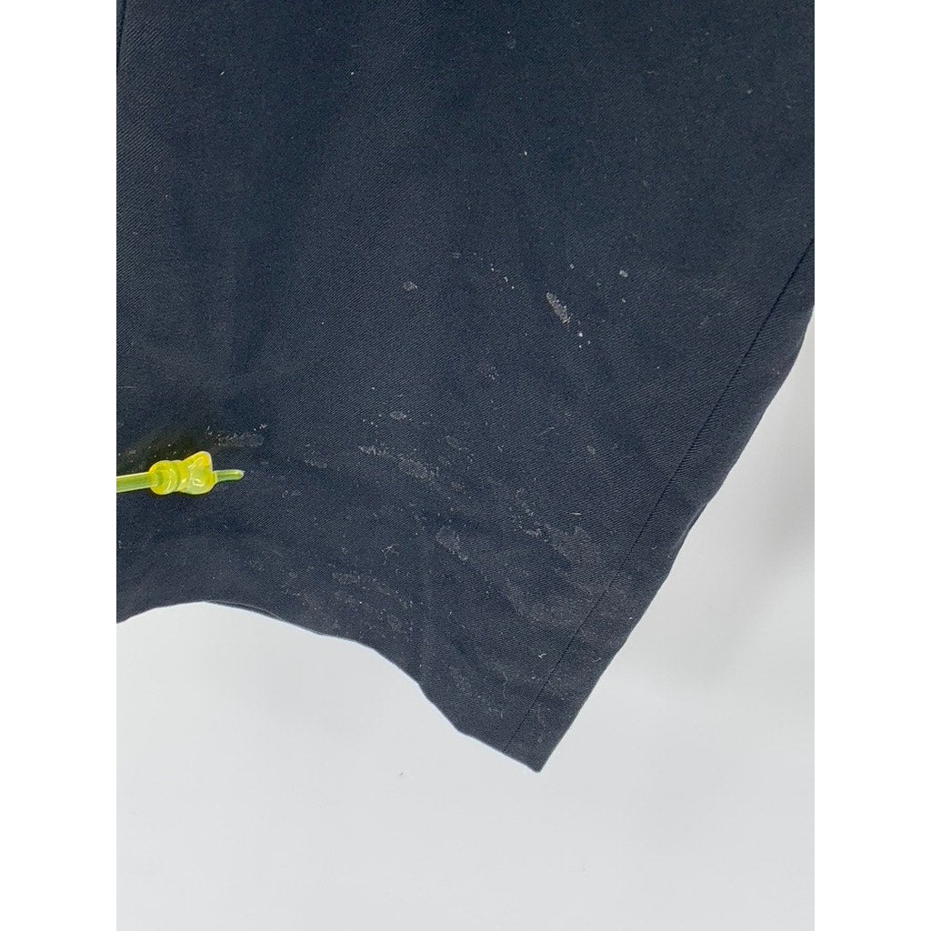 UNBRANDED Women's Black Pleated Straight Pants SZ M