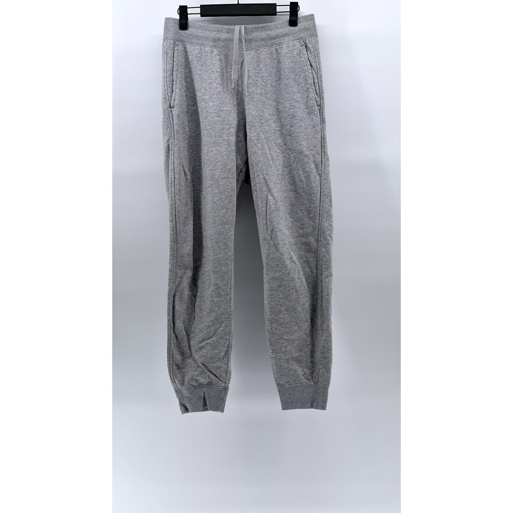 UNIQLO Unisex Adult Light Gray Drawstring Casual Sweatpants SZ S