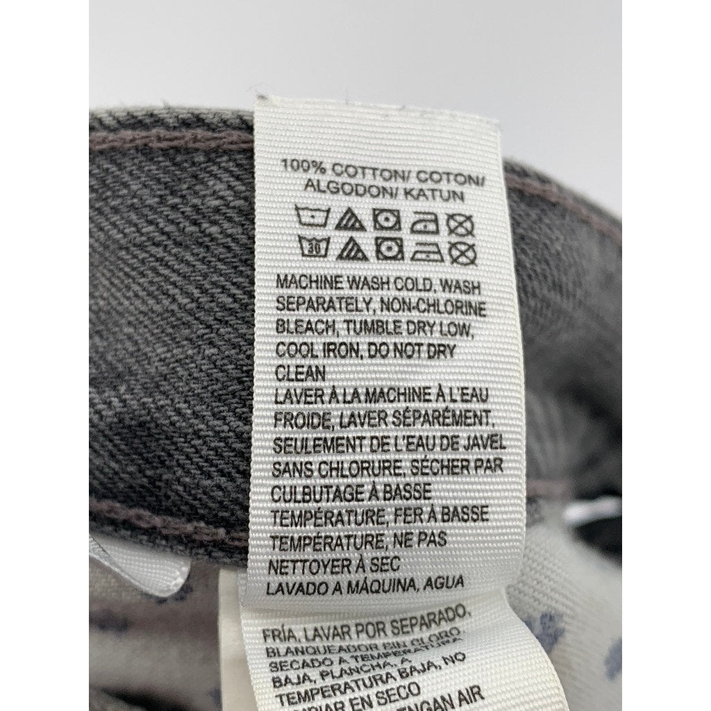 LUCKY BRAND Men's Gray Denim 1 Authentic Skinny Jeans SZ 29X34