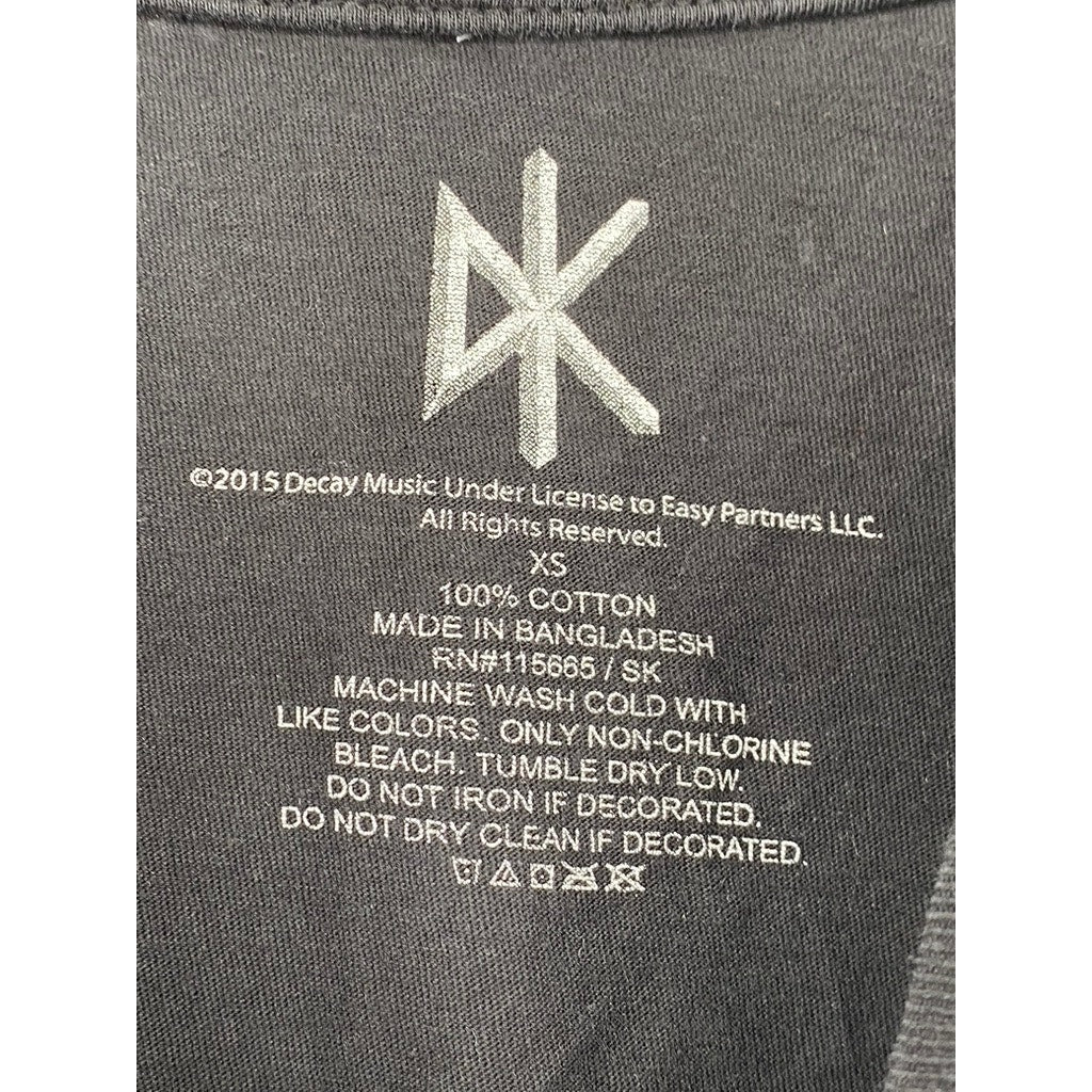 DEAD KENNEDYS Men’s Black Brick Logo Graphic Short Sleeve Band T-Shirt SZ XS