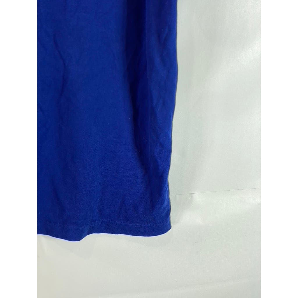 TOMMY HIILFIGER Men's Dark Blue Vintage Stretch Short Sleeve Polo Shirt SZ L