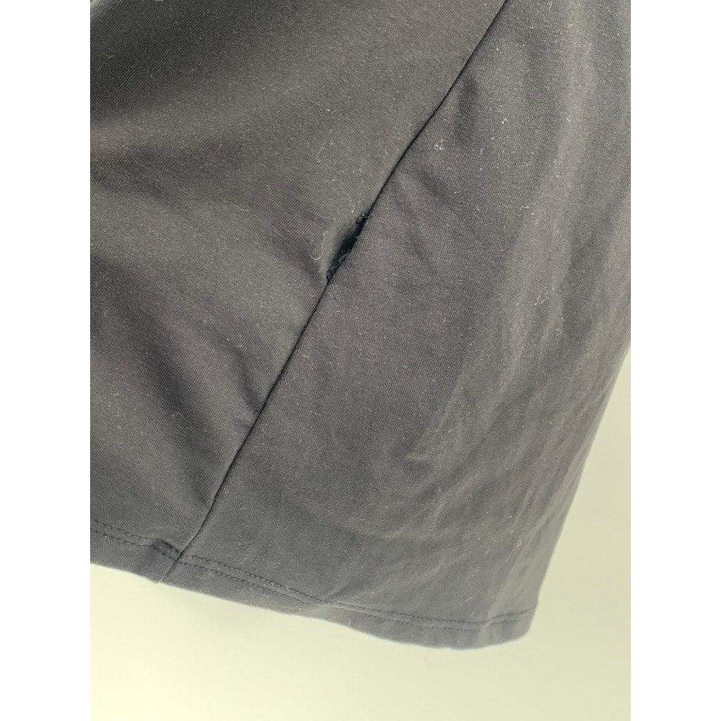 FABLETICS Women's Black High-Neck Kari Long Sleeve Square-Back Top SZ 2XS