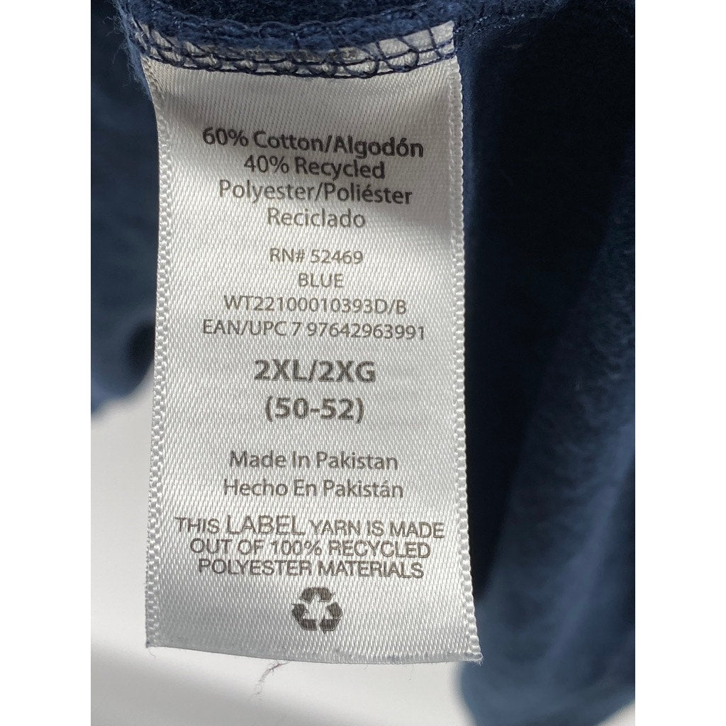 WAY TO CELEBRATE Men's Dark Blue Custom Crewneck Father's Day T-Shirt SZ 2XL