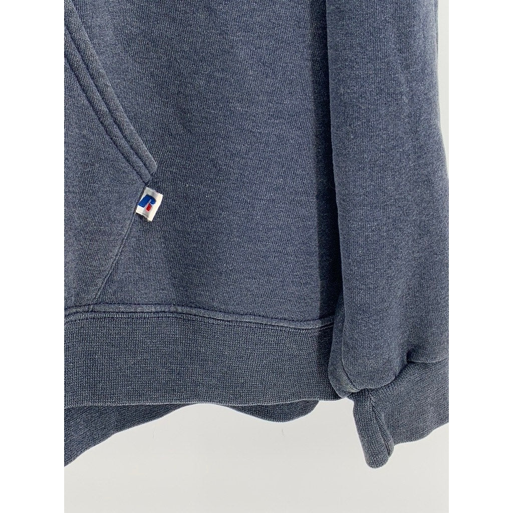 RUSSEL ATHLETIC Men's Navy Dri-Power Fleece Pulllover Hoodie SZ XL