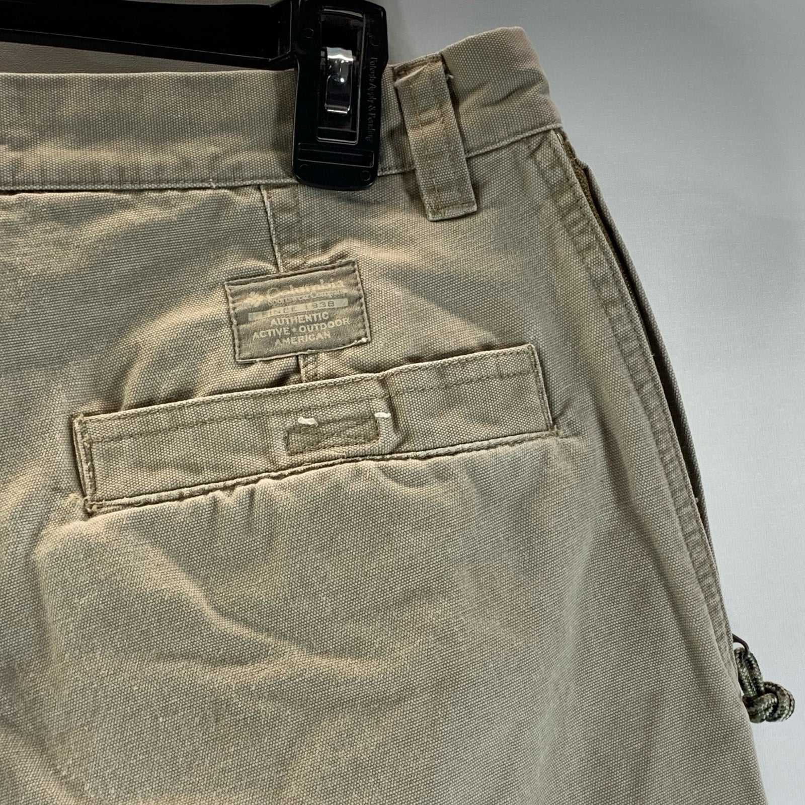 COLUMBIA Sportswear Men's Tan Standard-Fit Flex ROC Straight-Leg Pant SZ 33