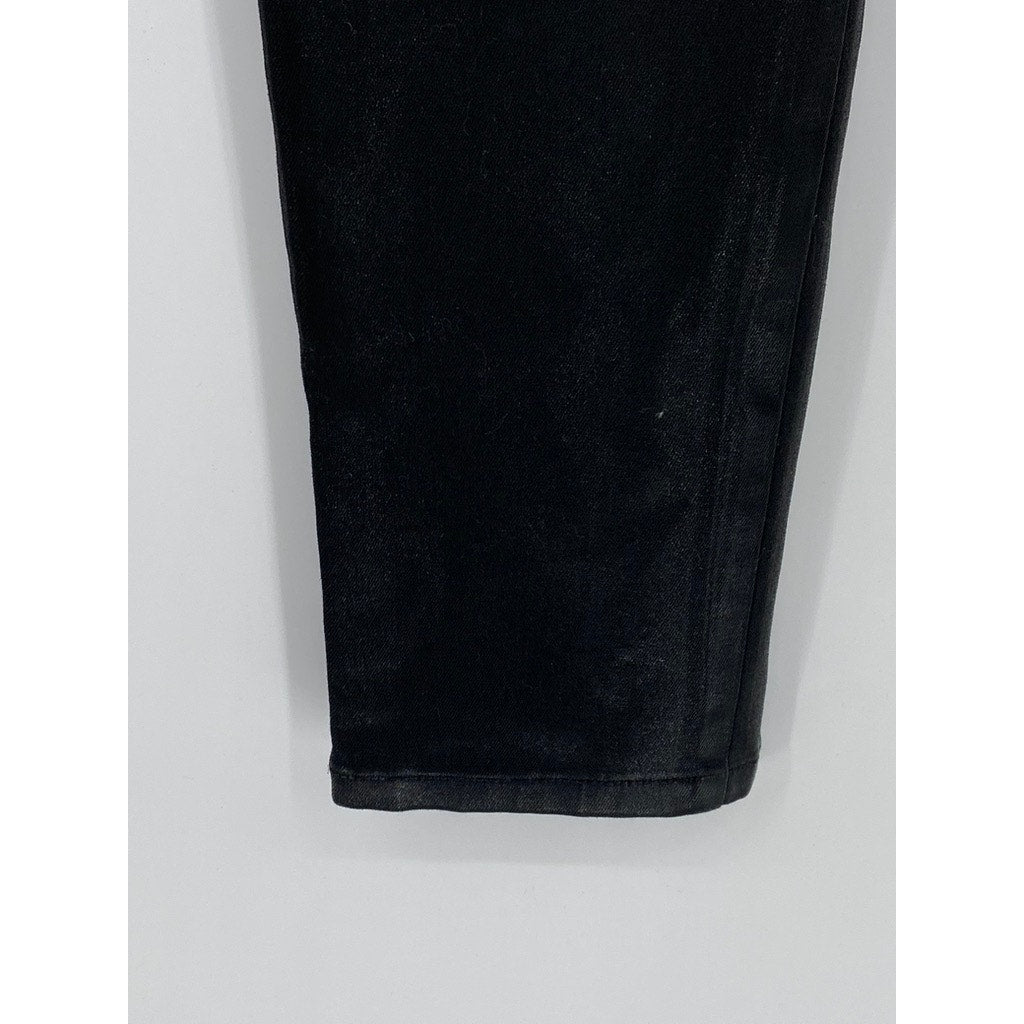 LEVEL 99 Women's Black Stretch Skinny-Leg Five-Pocket Jeans SZ 28/6