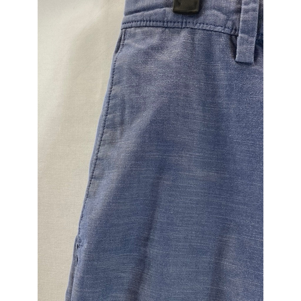 BANANA REPUBLIC Men's Light Blue Heather Aiden Casual Chino Shorts SZ 29