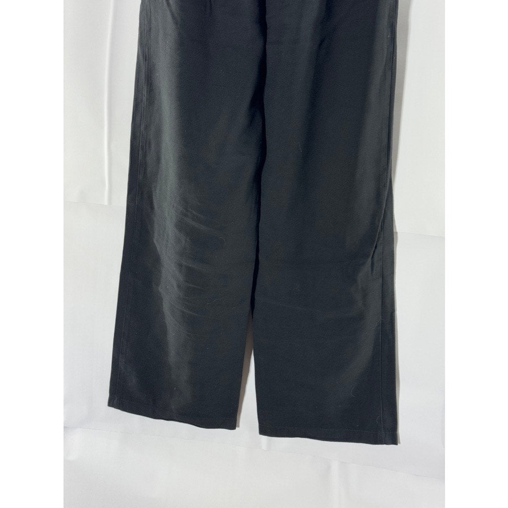 NICKILAM Women's Black Solid Straight-Leg Dress Pants SZ S