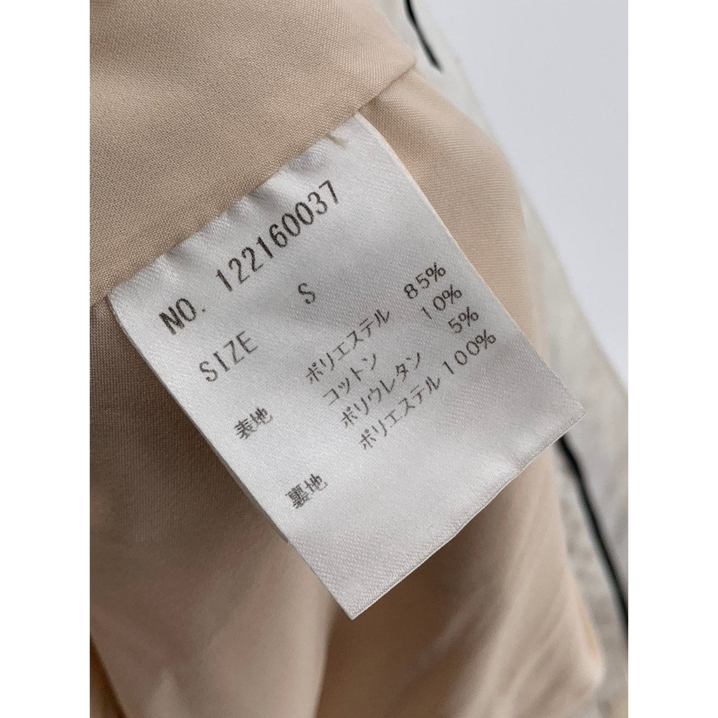 ESTELLA. K Women's Cream Pleated High-Rise Wide-Leg Pants SZ S