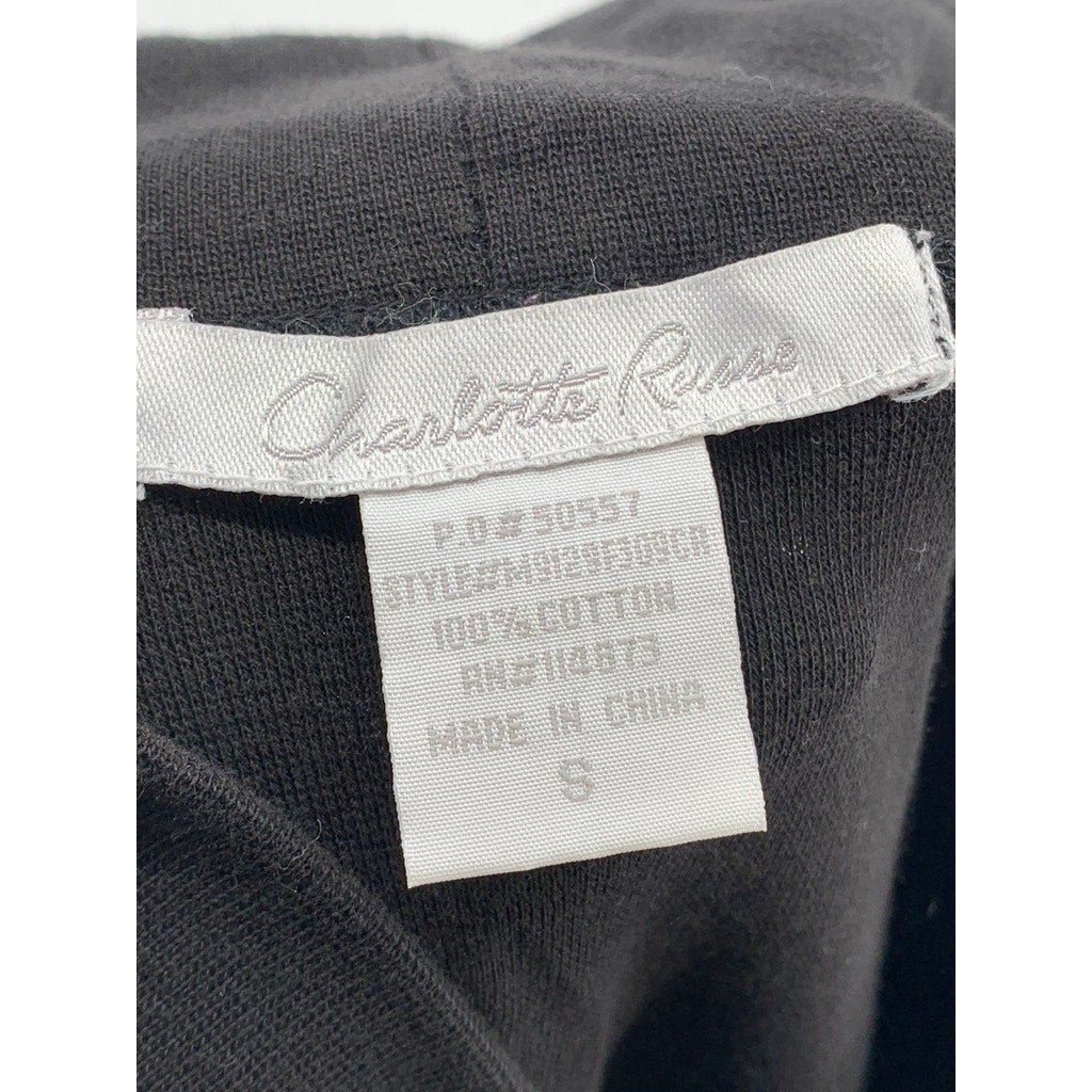 CHARLOTTE RUSSE Women’s Black Cotton Tiered Maxi Skirt SZ S