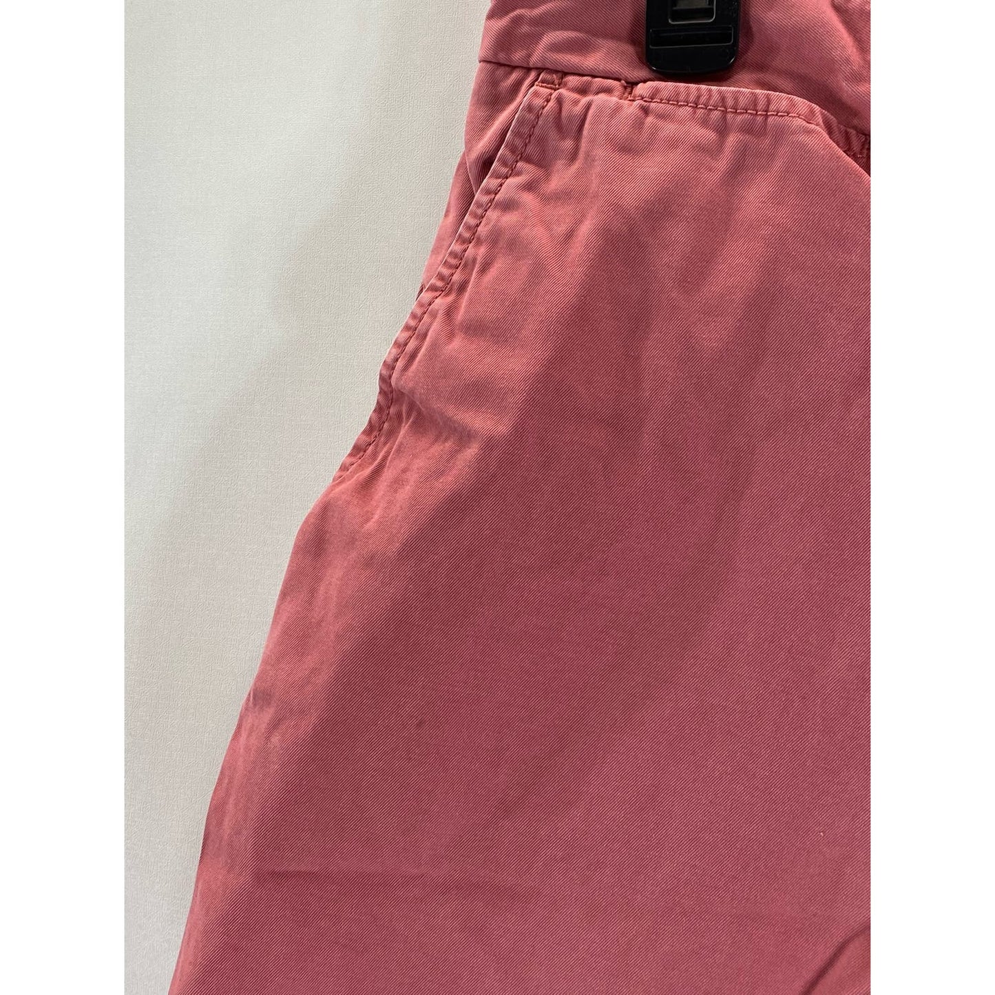 TOMMY HILFIGER Men's Red Cotton Classic-Fit Four-Pocket Chino Shorts SZ 32