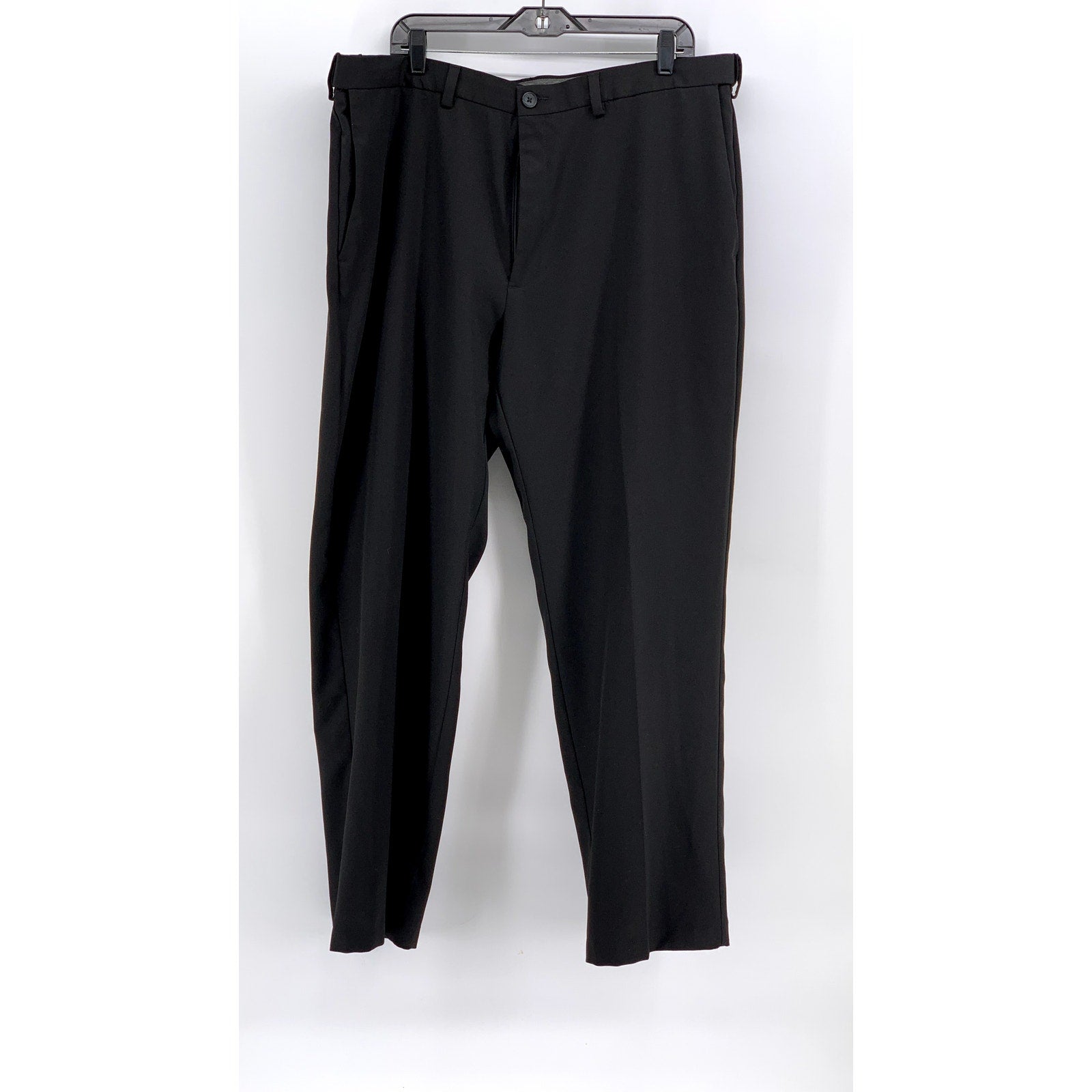 HAGGAR Men's Black Cool18 Pro Classic-Fit Straight-Leg Pant SZ 40X31