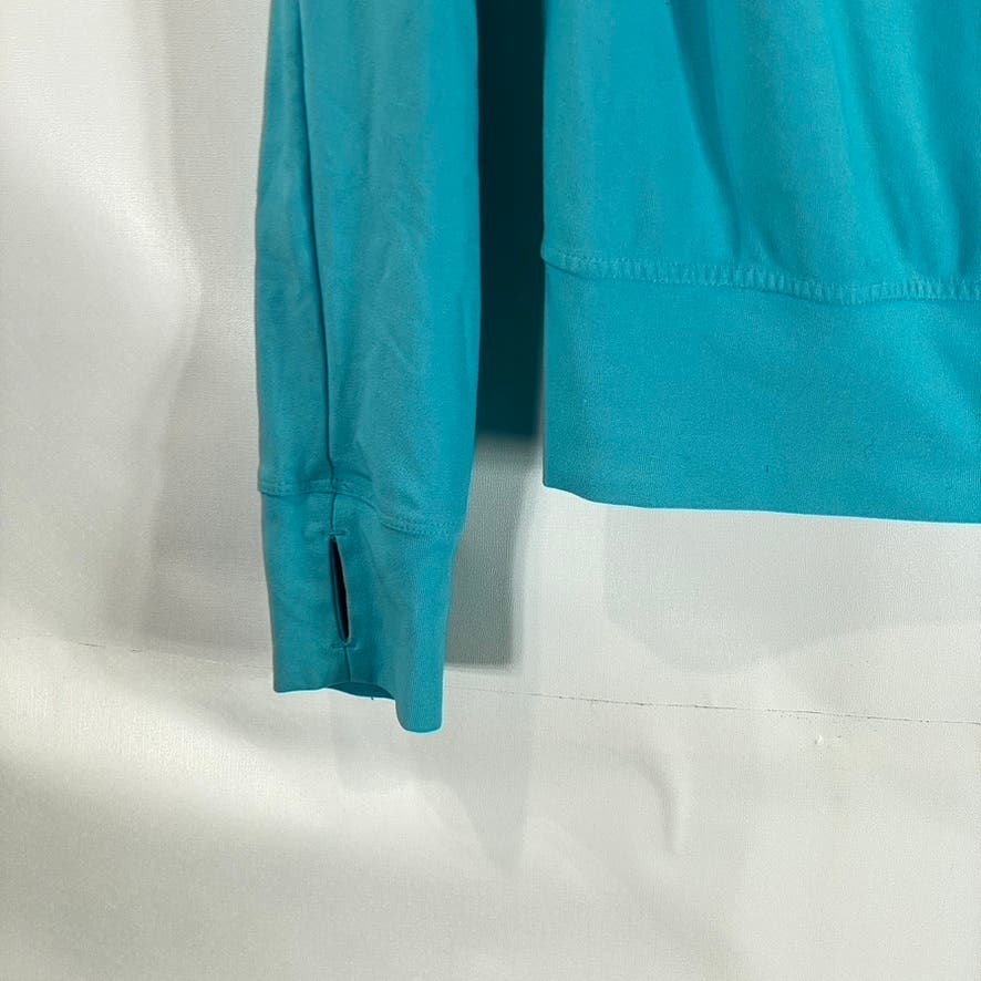 NIKE Women’s Teal Dri-FIT Active Zip-Up Long Sleeve Sweater SZ XS