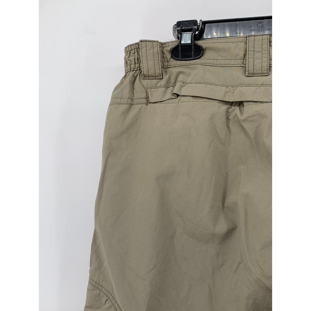 FIELD & STREAM Men's Tan Nylon Cargo Shorts SZ XL(40-42)