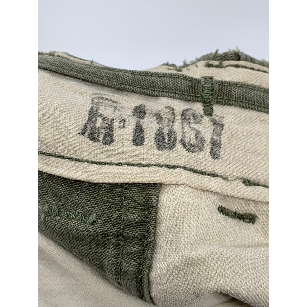 UNBRANDED Men's Green Straight-Leg Regular-Fit Utility Work Pants SZ 32X32