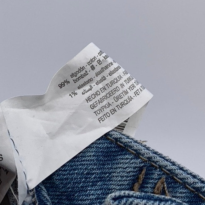 ZARA Women's Light Blue Wash Denim Wide-Leg Loose Jeans SZ 2