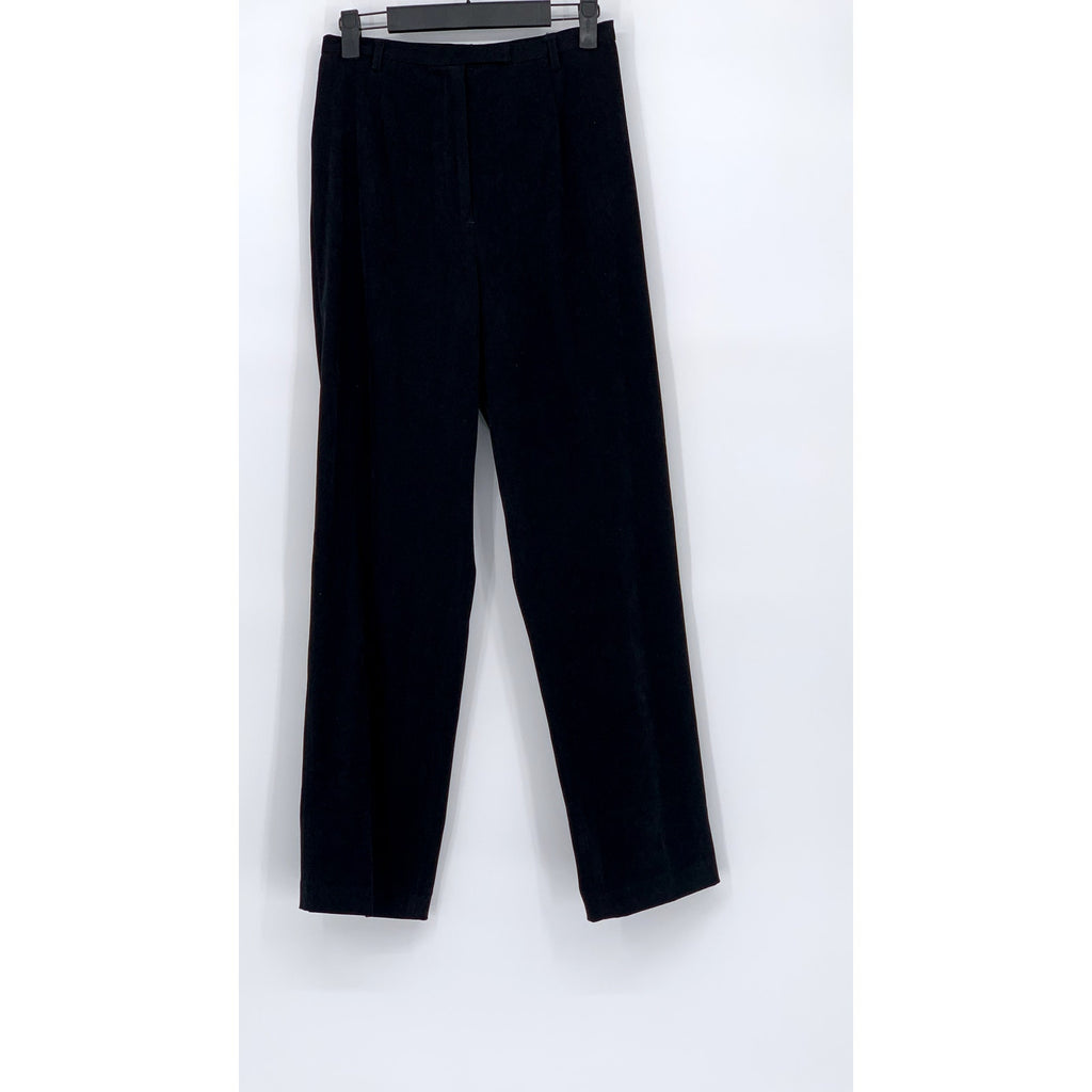 FREEPORT STUDIO Women’s Tall Black Straight-Leg Extended Button Pants SZ 2T