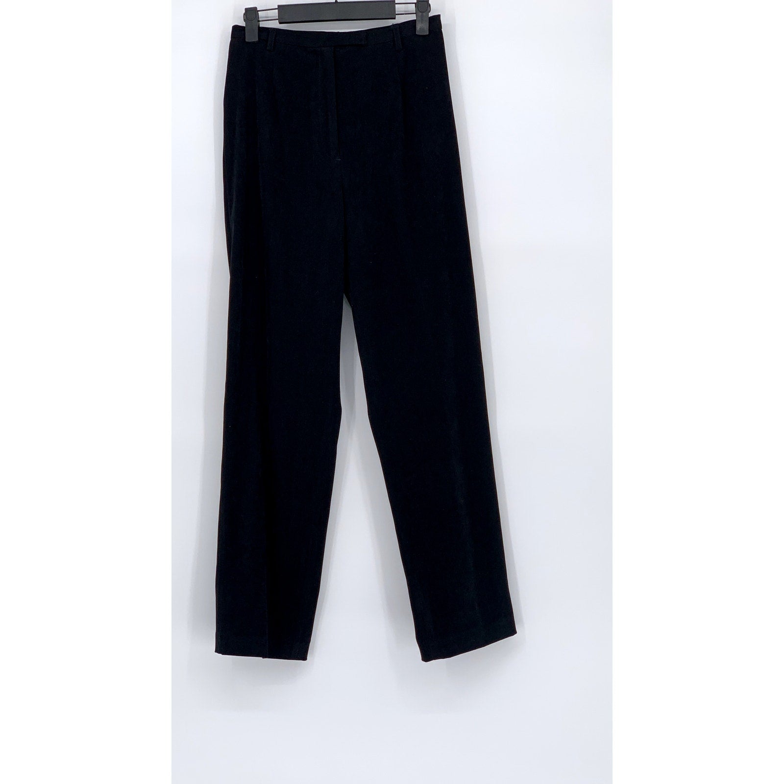 FREEPORT STUDIO Women’s Tall Black Straight-Leg Extended Button Pants SZ 2T