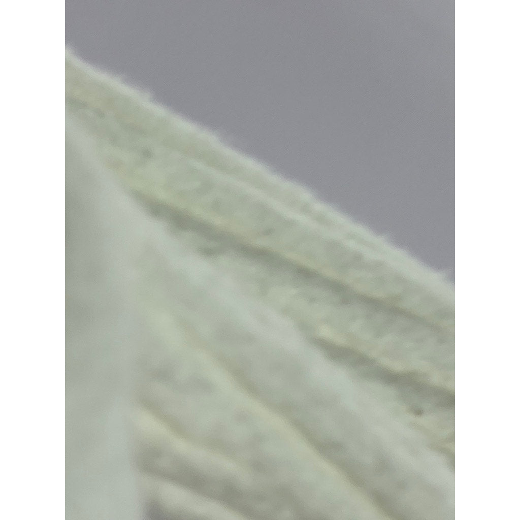 URBAN OUTFITTERS Women's Cream Fuzzy Rochelle Button-Up Cropped Cardigan SZ M