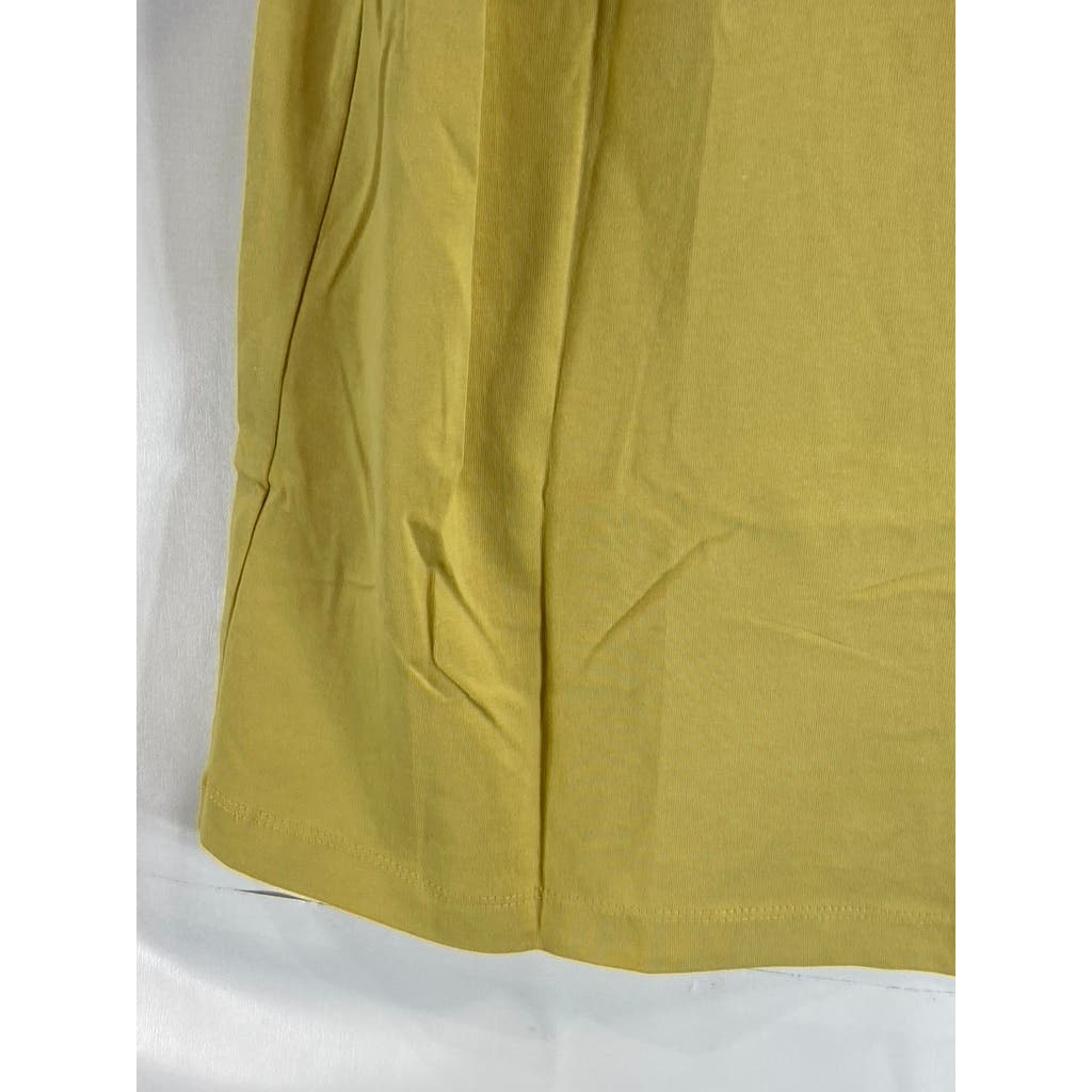 ZARA Men's Yellow Relaxed-Fit Crewneck Short Sleeve T-Shirt SZ M