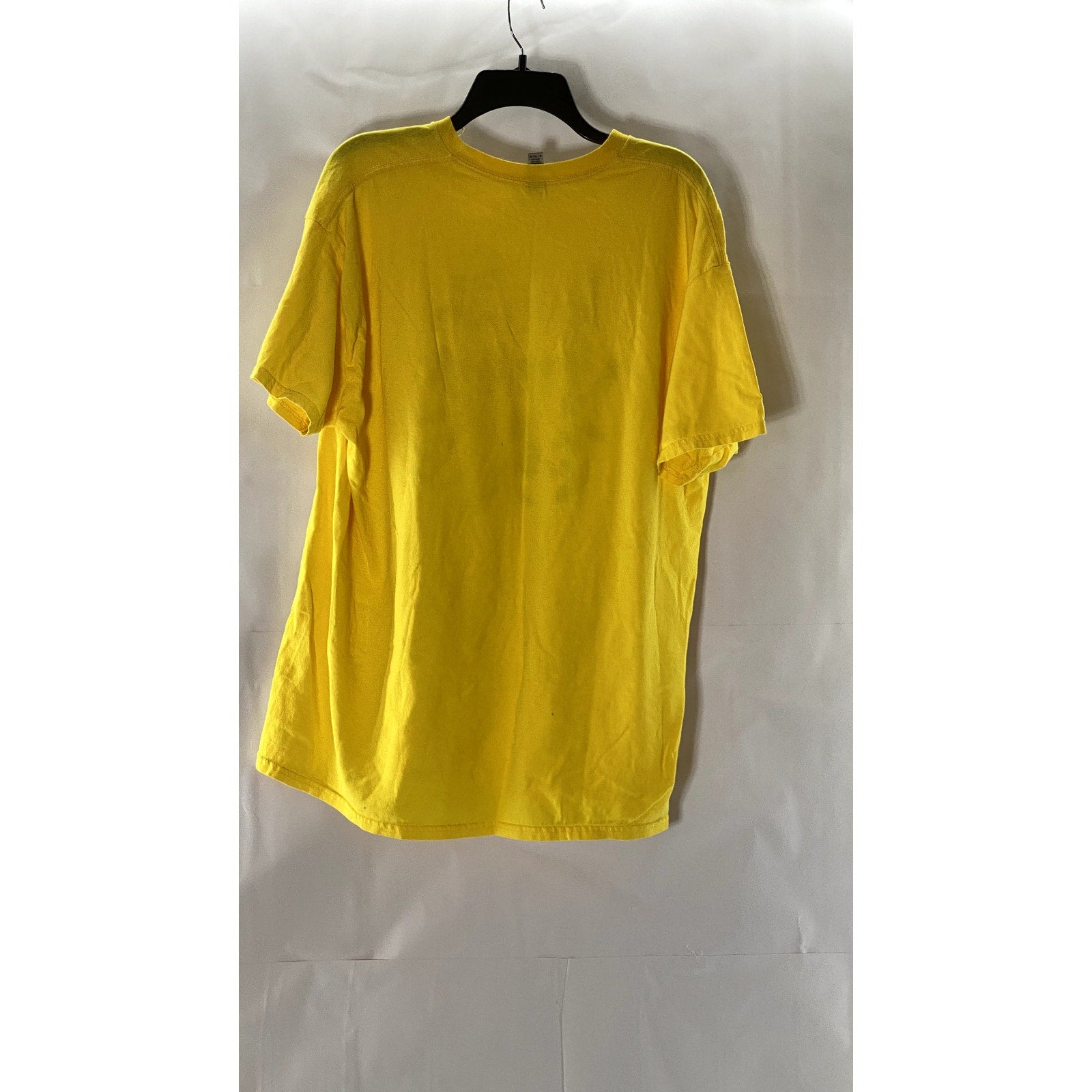 GILDAN Men's Yellow Crewneck Aruba Carnival Celebration Graphic T-Shirt SZ XL