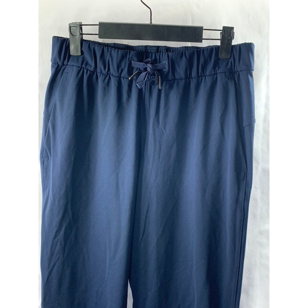 LULULEMON Women's Navy Blue Drawstring Waist Pull-On Sweatpants SZ 6