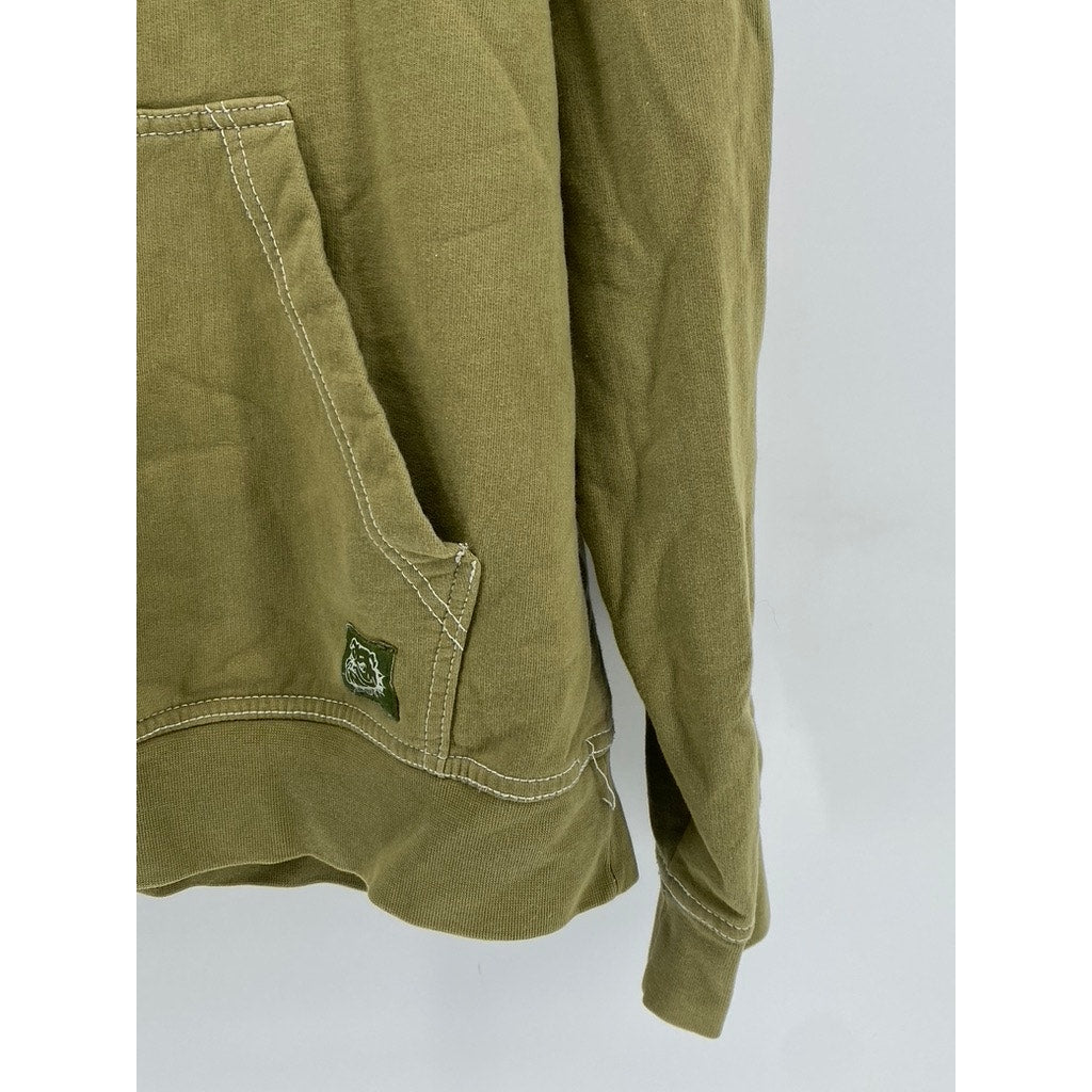 BDG URBAN OUTFITTERS Women's Olive Green Hooded Sweatshirt SZ M