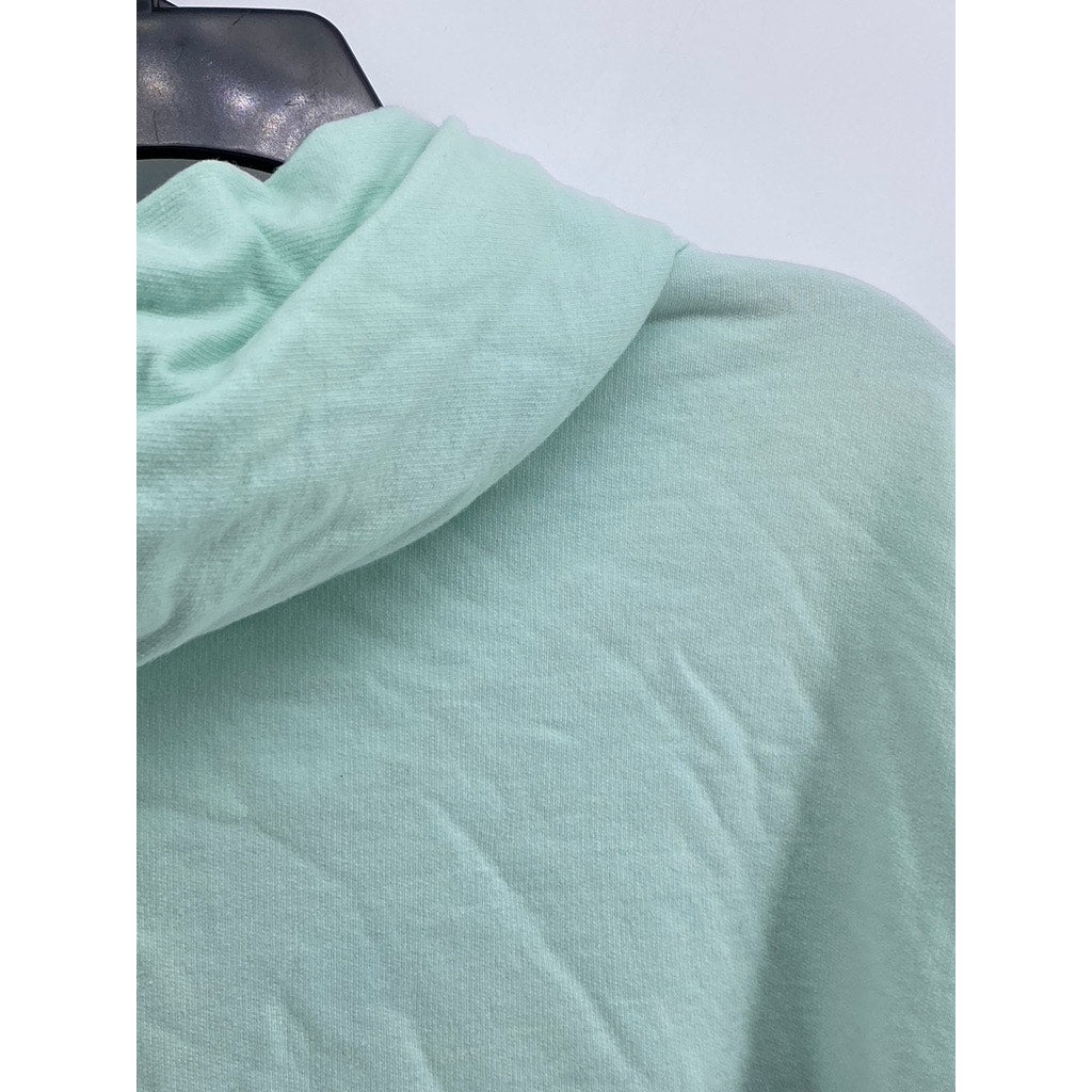 YOUNG FABULOUS AND BROKE Women's Green Ombre Hoodie SZ S/M