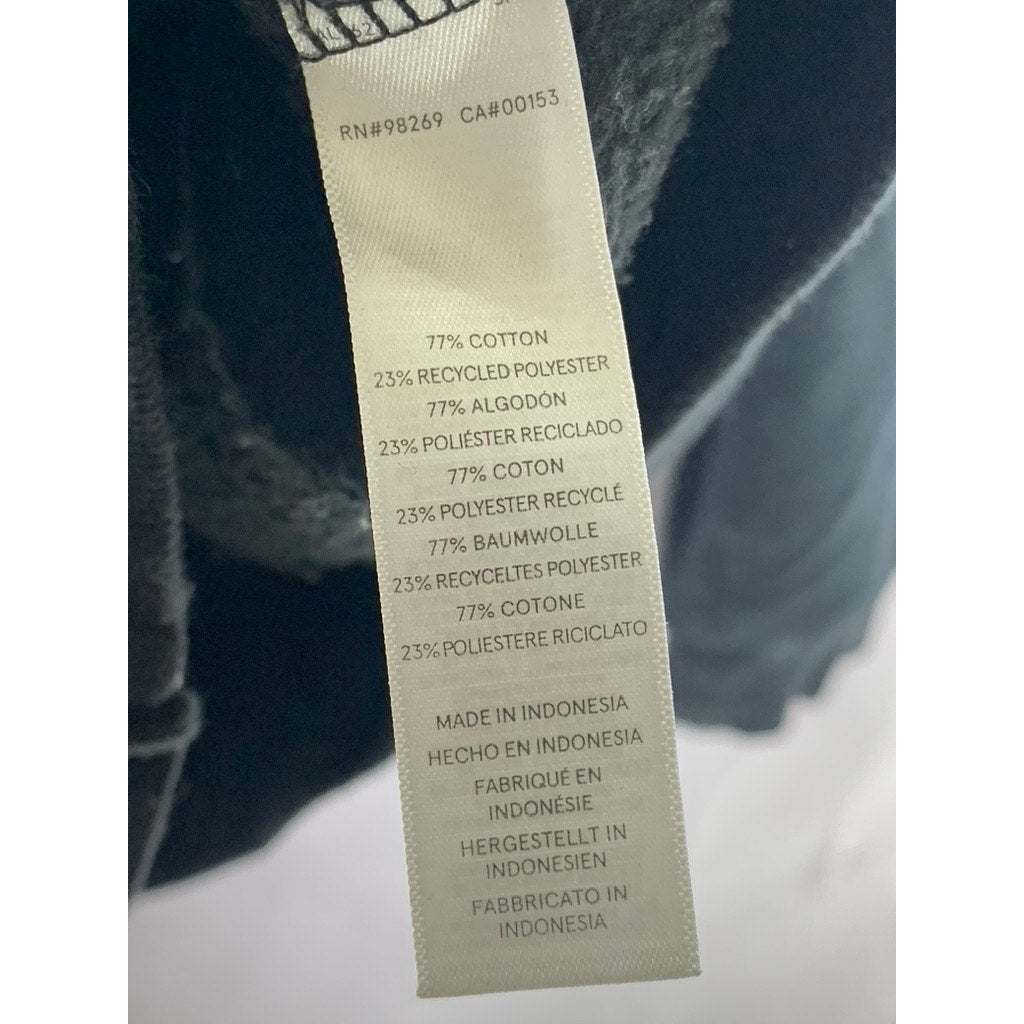 ALTERNATIVE Women's Black Giant Spoon Coordinates Graphic Zip-Up Sweater SZ M