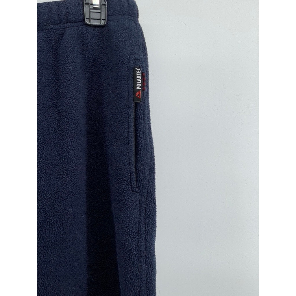WOOLRICH Men's Navy Blue Polartec Sherpa Pull-On Sweatpants SZ M