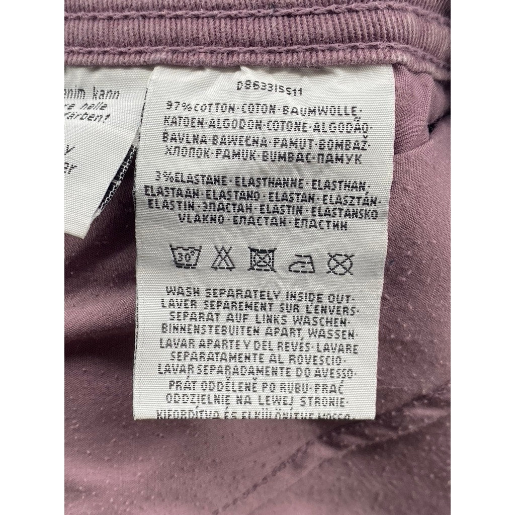 SUBLEVEL Women's Purple Denim Five-Pocket Extra Mini Skirt SZ L