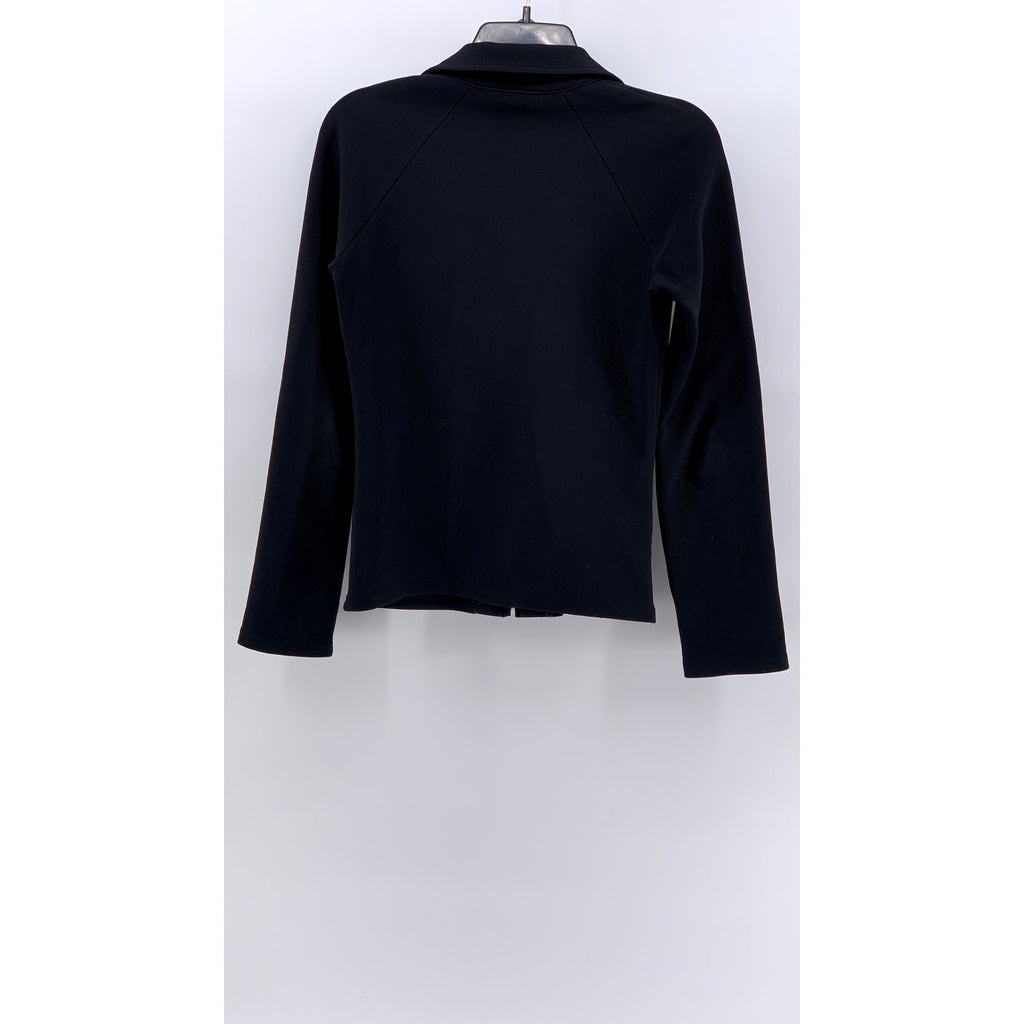 ALLY B Women's Black Zip-Up Long Sleeve Blazer SZ S