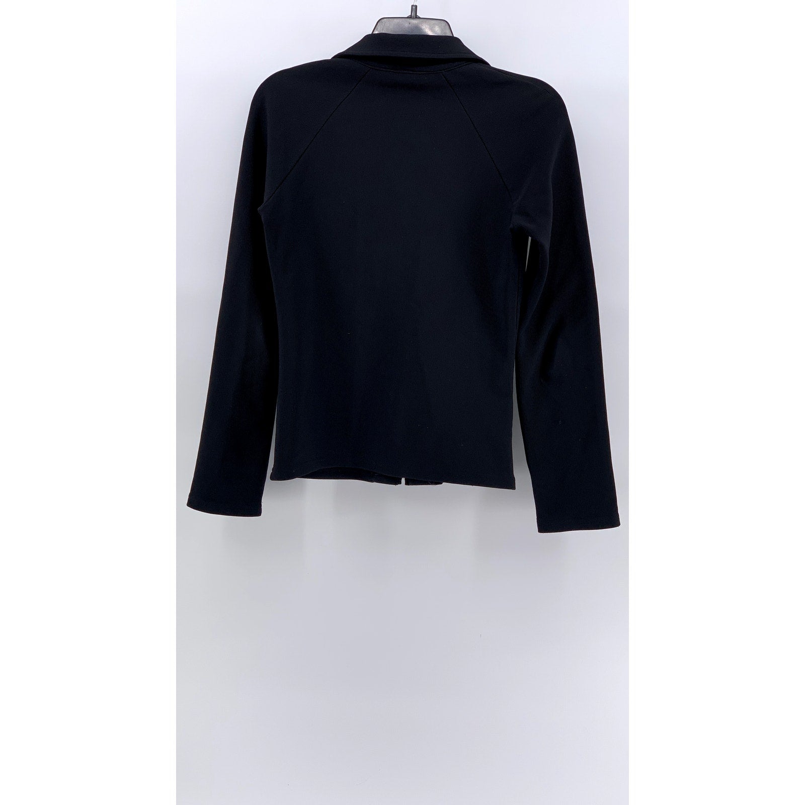 ALLY B Women's Black Zip-Up Long Sleeve Blazer SZ S