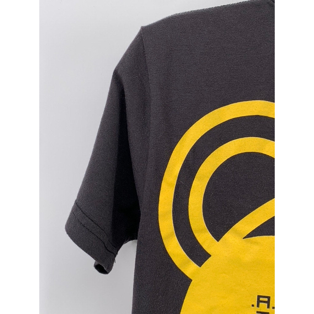 W.A.S.T.E Men's Charcoal Radiohead Graphic T-Shirt SZ S