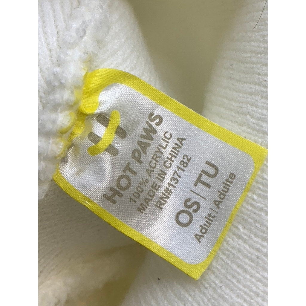 HOT PAWS Women's Cream Knit Casual Beanie SZ OS
